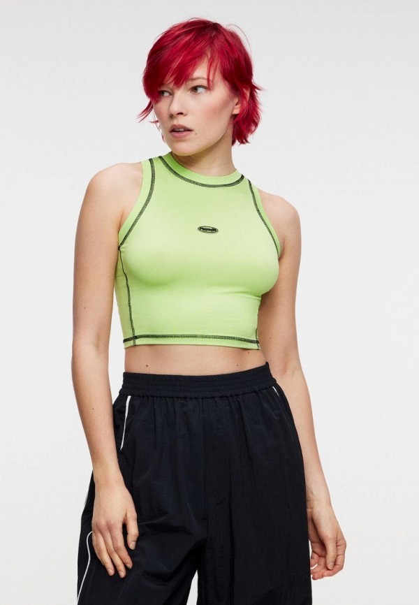 

Топ Befree, Зеленый, HELLO MOTO