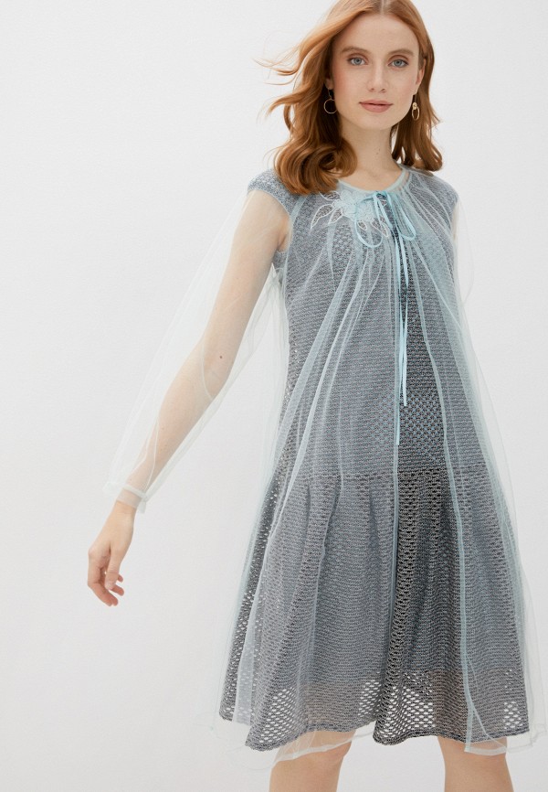 Платье Alexander Bogdanov голубого цвета