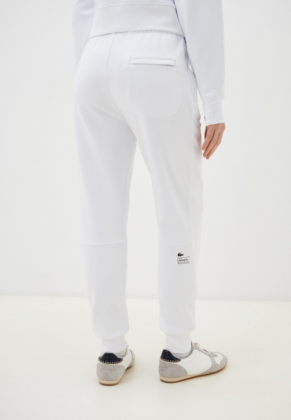 Брюки спортивные Lacoste цвет Белый  Фото 3