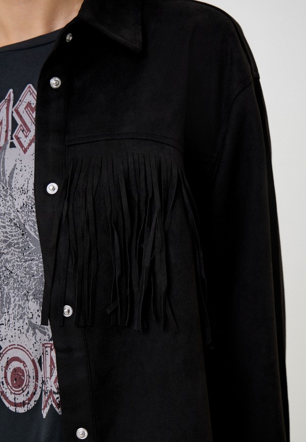 Рубашка Zolla черный, размер 44, фото 4