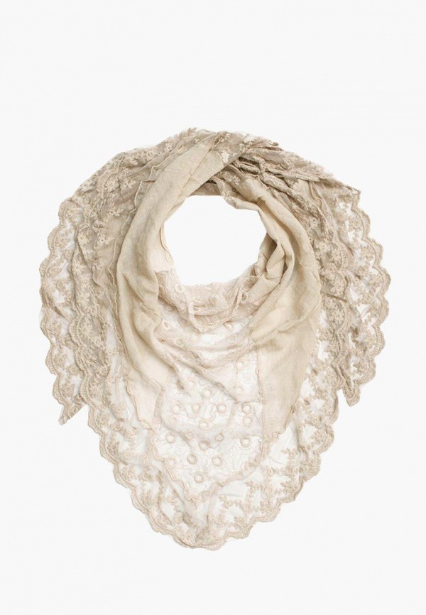 

Платок Le Motif Couture, Бежевый, Кружева