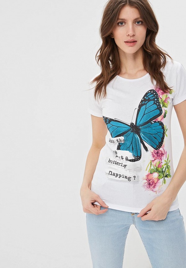 

Футболка Kis, BIG BUTTERFLY, Белый