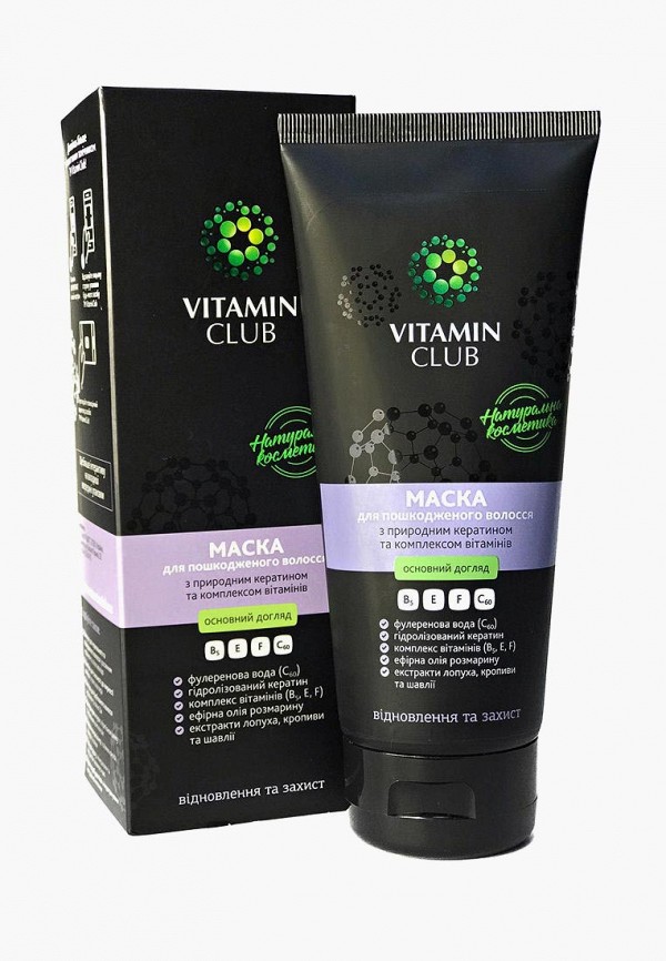 

Маска для волос VitaminClub, Черный