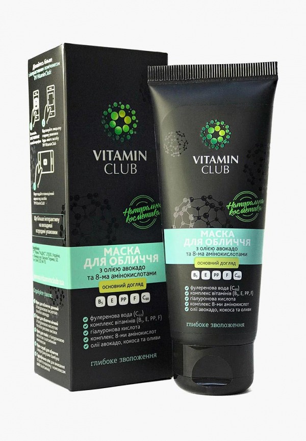 

Маска для лица VitaminClub, Черный, VitaminClub MP002XW0YE11