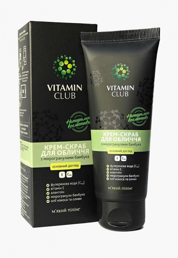 

Скраб для лица VitaminClub, Черный
