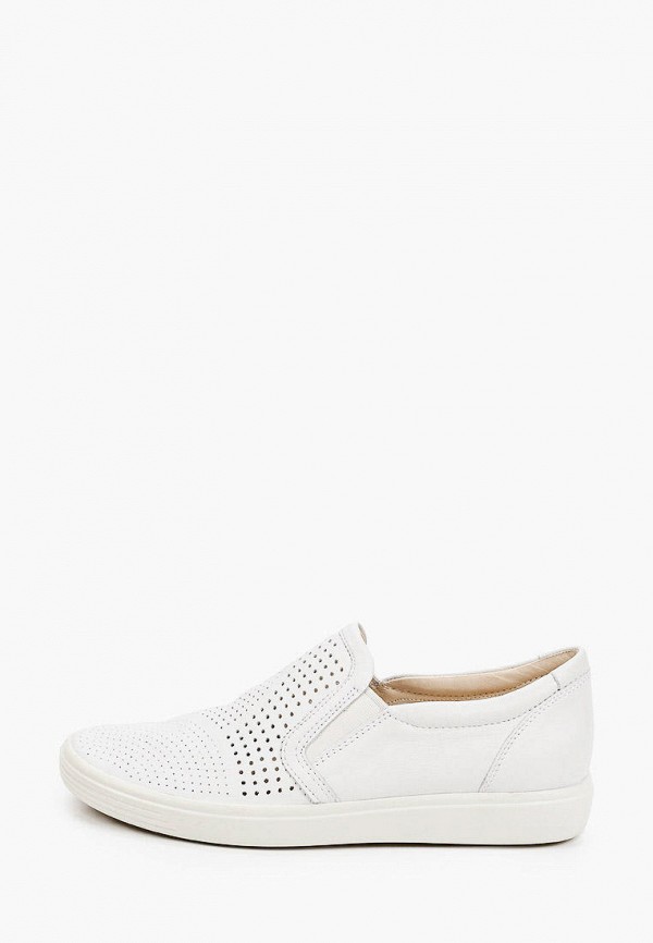

Слипоны Ecco, Белый, SOFT 7