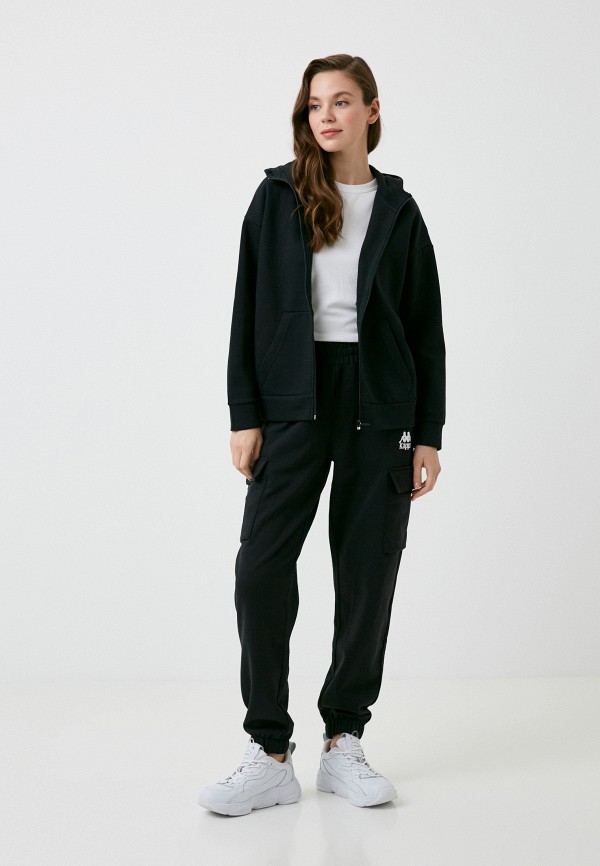 Толстовка Kappa черный, размер 50, фото 2