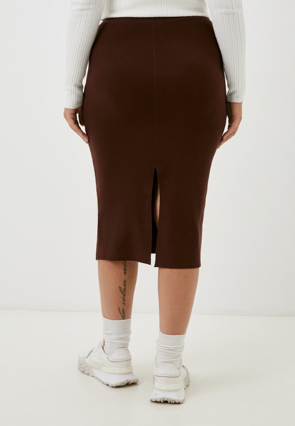 Юбка Colin's коричневый, размер 42, фото 3