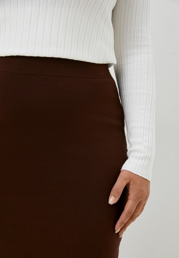 Юбка Colin's коричневый, размер 42, фото 4