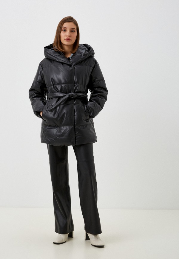 фото Куртка кожаная утепленная befree