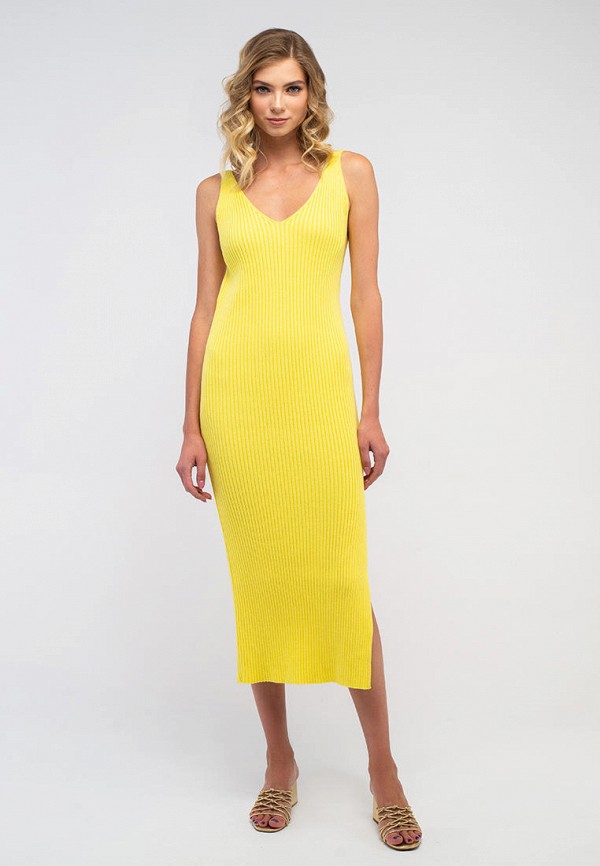 Платье Fors желтого цвета