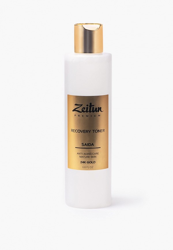 Тоник для лица Zeitun SAIDA восстанавливающий антивозрастной с 24К золотом и гиалуроновой кислотой, 200 мл
