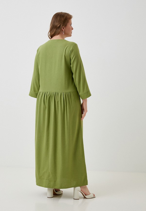 Платье Cleo зеленый, размер 48, фото 3