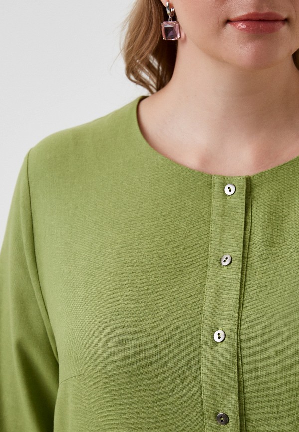 Платье Cleo зеленый, размер 48, фото 4