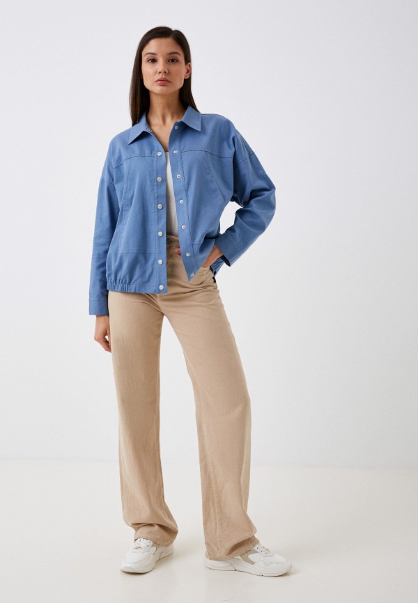 фото Рубашка джинсовая adele fashion