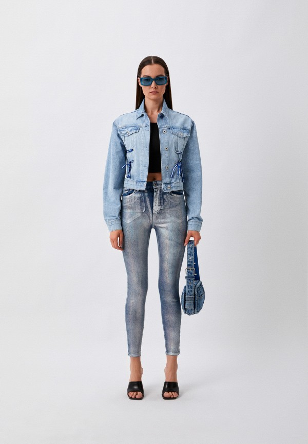 Куртка джинсовая Karl Lagerfeld Jeans голубой, размер 40, фото 2
