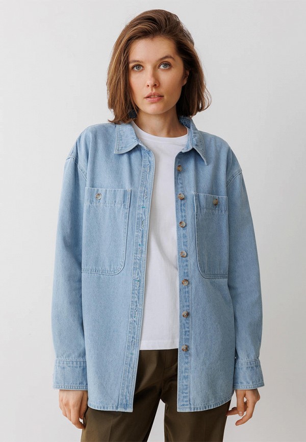 

Рубашка джинсовая Urban Tiger, Голубой, Pure Denim