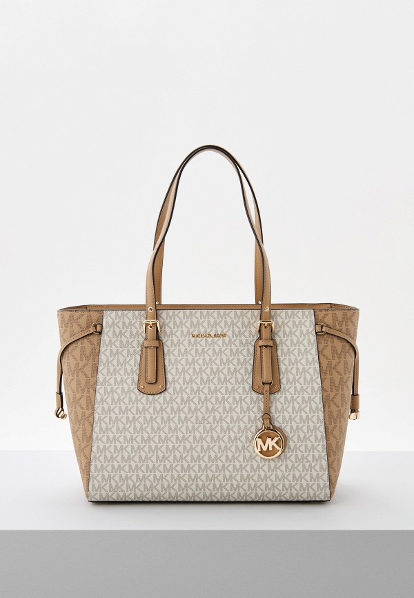

Сумка и брелок Michael Michael Kors, Бежевый
