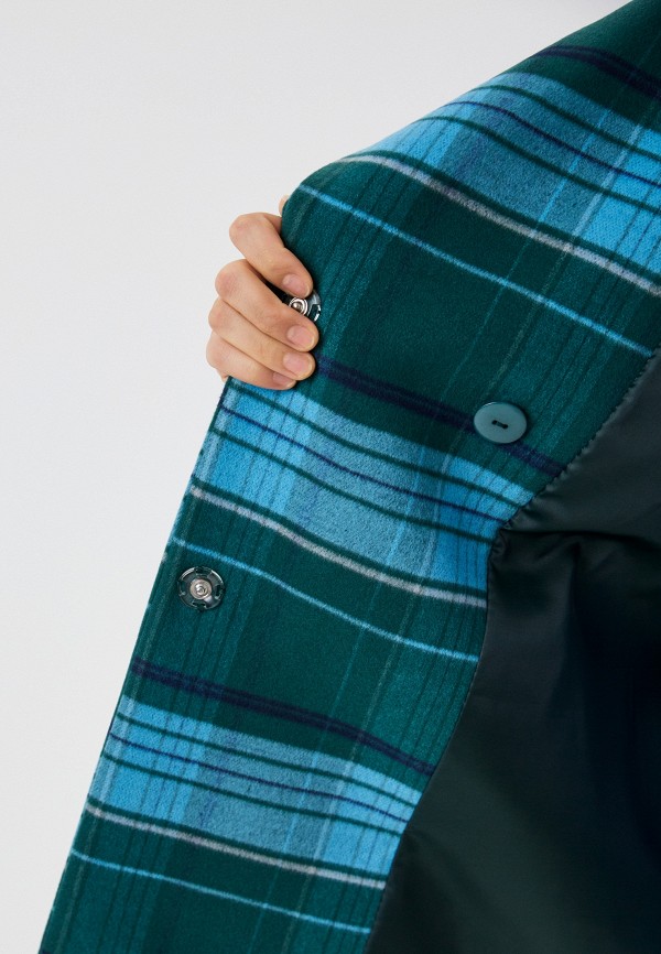 Пальто Louren Wilton бирюзовый, размер 46, фото 4