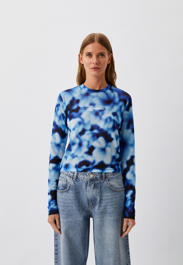 

Лонгслив Karl Lagerfeld Jeans, Синий
