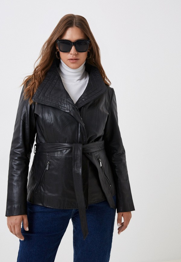 фото Куртка кожаная снежная королева
