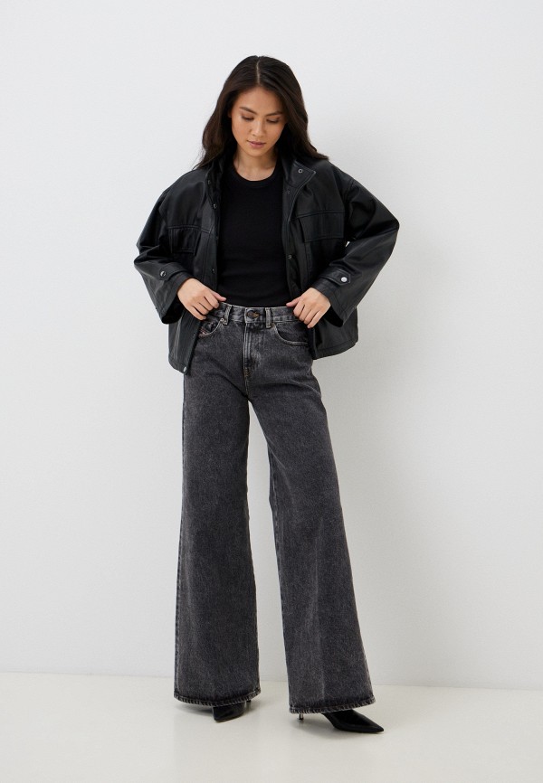 фото Куртка кожаная снежная королева