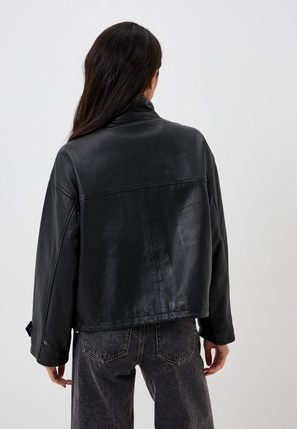 фото Куртка кожаная снежная королева