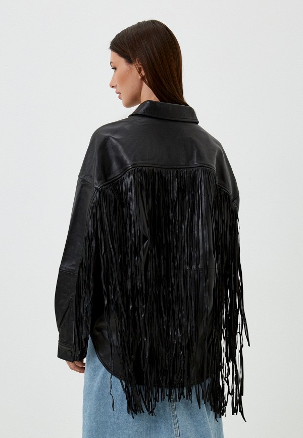 фото Куртка кожаная снежная королева