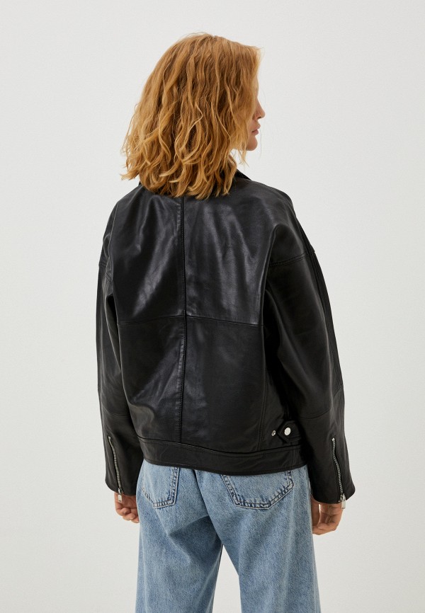 фото Куртка кожаная снежная королева