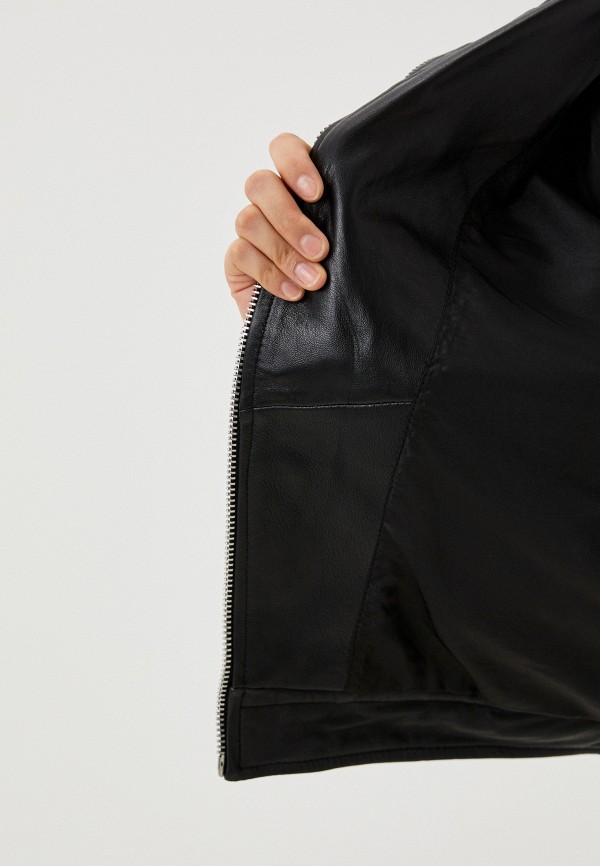 фото Куртка кожаная снежная королева