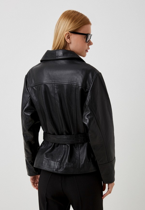 фото Куртка кожаная снежная королева