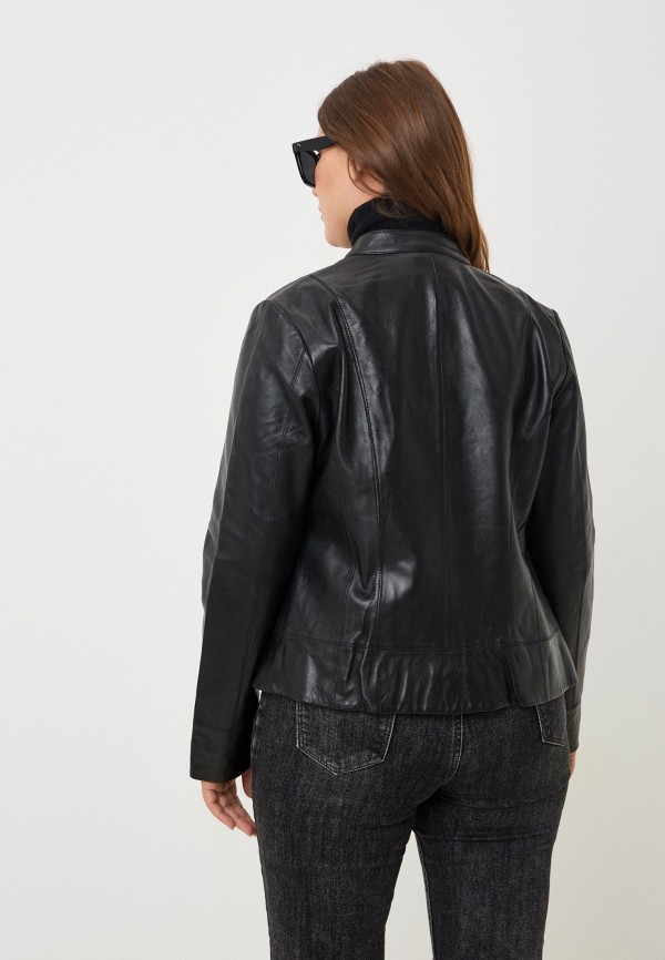 фото Куртка кожаная снежная королева