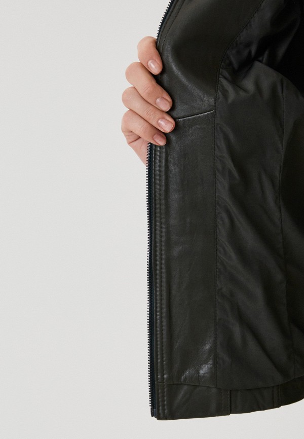 фото Куртка кожаная снежная королева