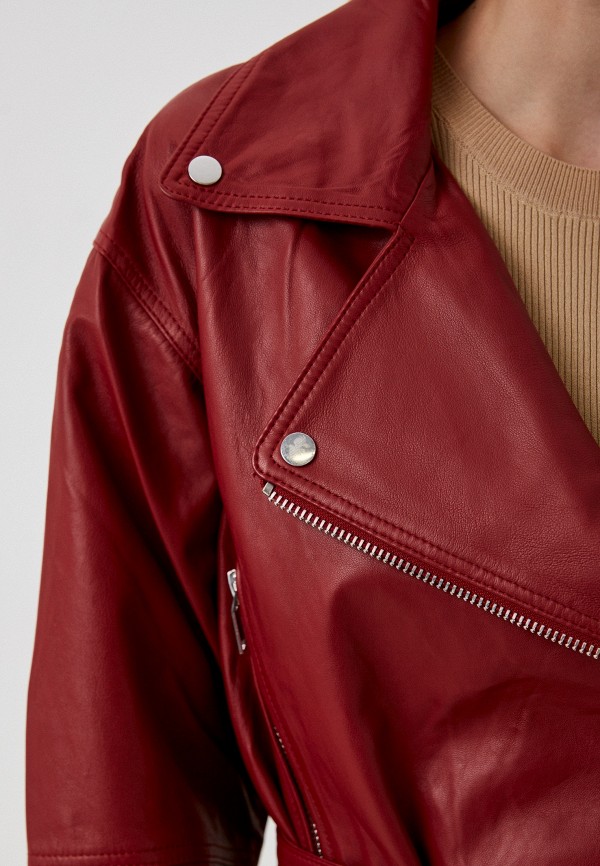 фото Куртка кожаная снежная королева