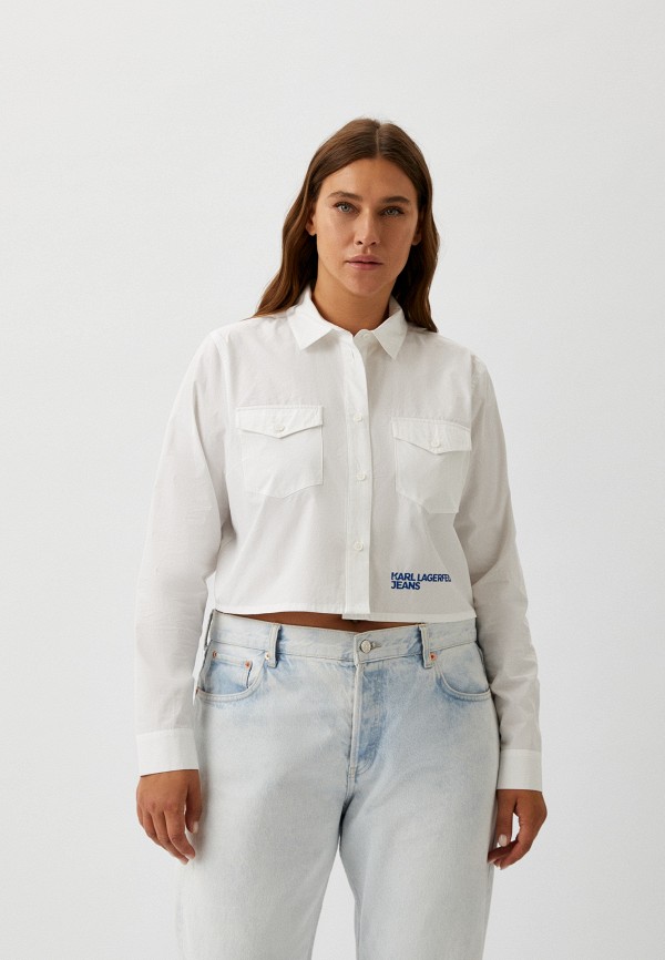 Рубашка Karl Lagerfeld Jeans цвет Белый 
