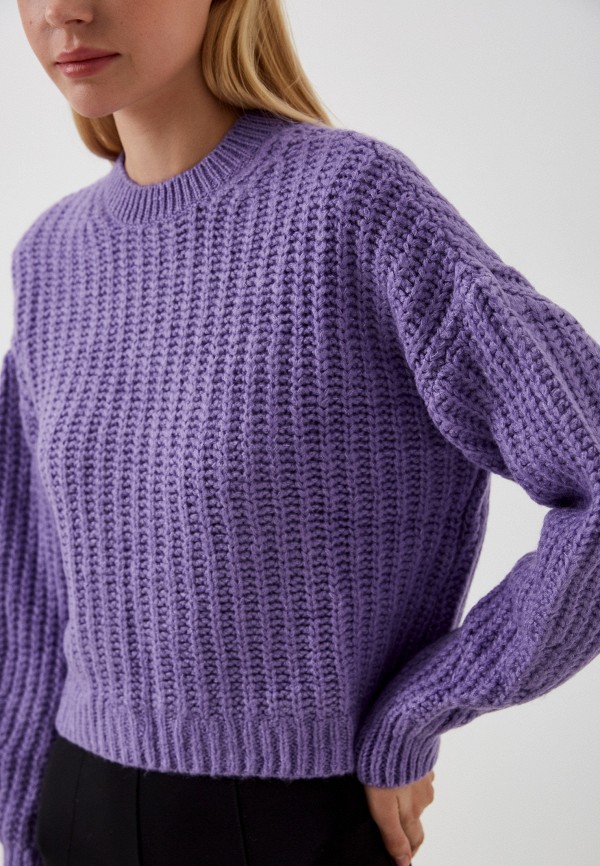Джемпер D&F фиолетовый, размер 44, фото 4