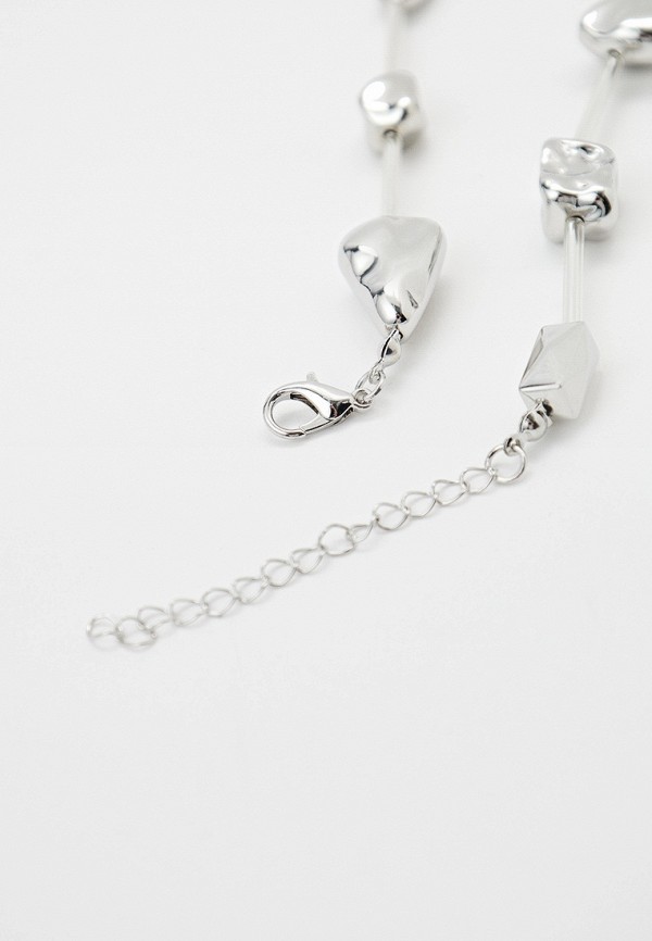 Колье Lilaccat серебряный, размер 00, фото 4