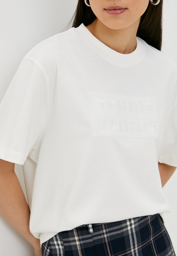 Футболка Lacoste белый, размер 42, фото 3