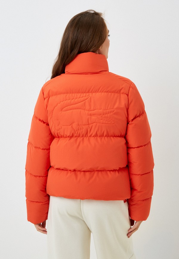 Пуховик Lacoste оранжевый, размер 40, фото 3