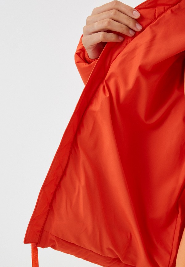 Пуховик Lacoste оранжевый, размер 40, фото 4