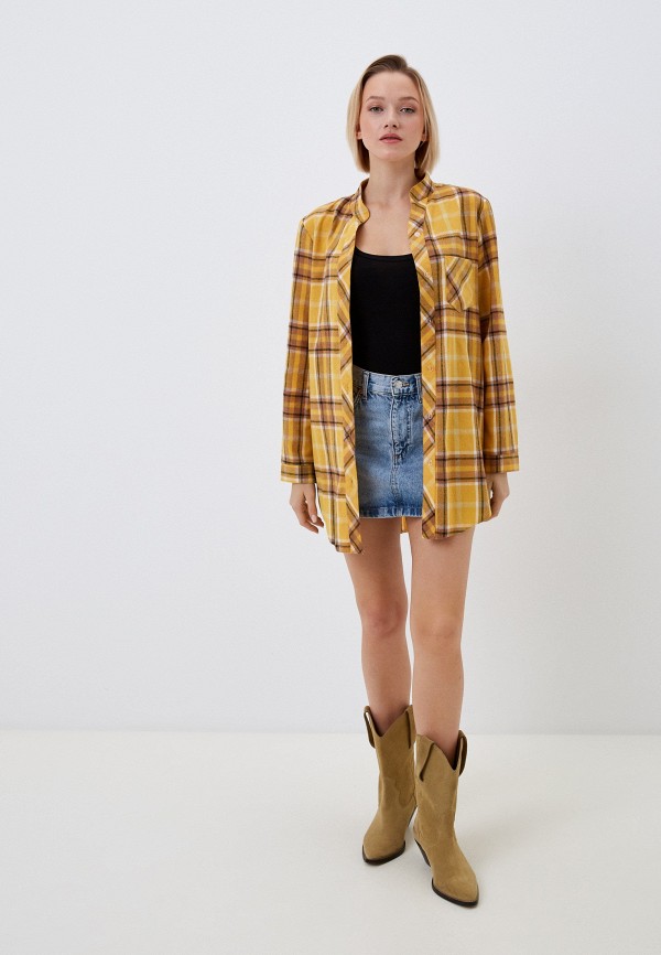 Рубашка Hunny mammy желтый, размер 50, фото 2