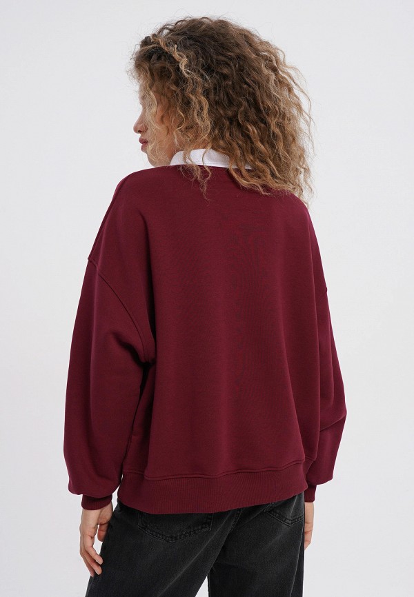 Свитшот Твое бордовый, размер 50, фото 3