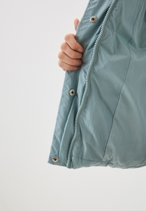 Куртка утепленная Снежная Королева бирюзовый, размер 52, фото 4