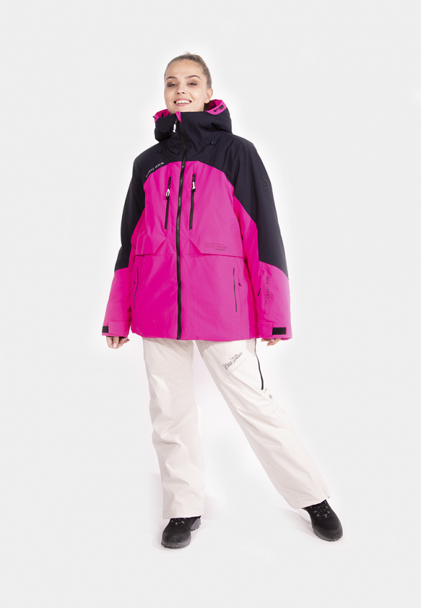 Куртка горнолыжная High Experience цвет Розовый  Фото 2