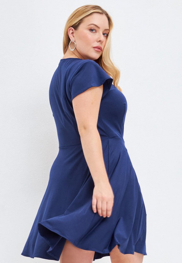 Платье Lacitta синий, размер 54, фото 3