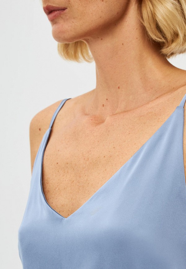 Топ Lacitta голубой, размер 52, фото 4