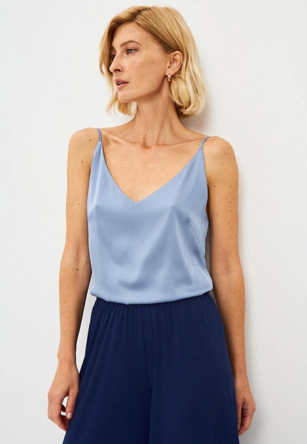 Топ Lacitta голубой, размер 52, фото 5