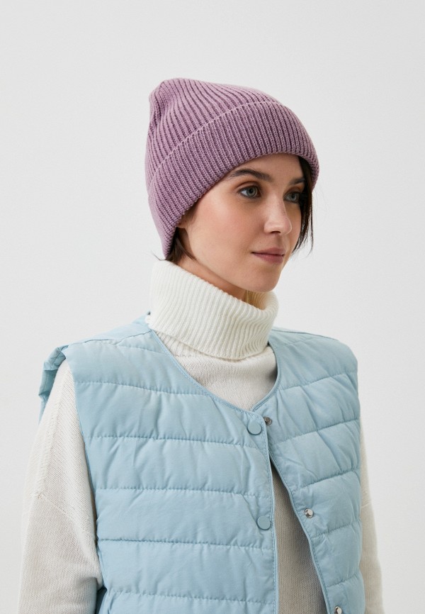 Шапка Sela фиолетовый, размер 57, фото 3