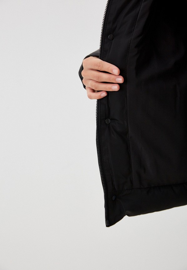 фото Куртка кожаная утепленная снежная королева