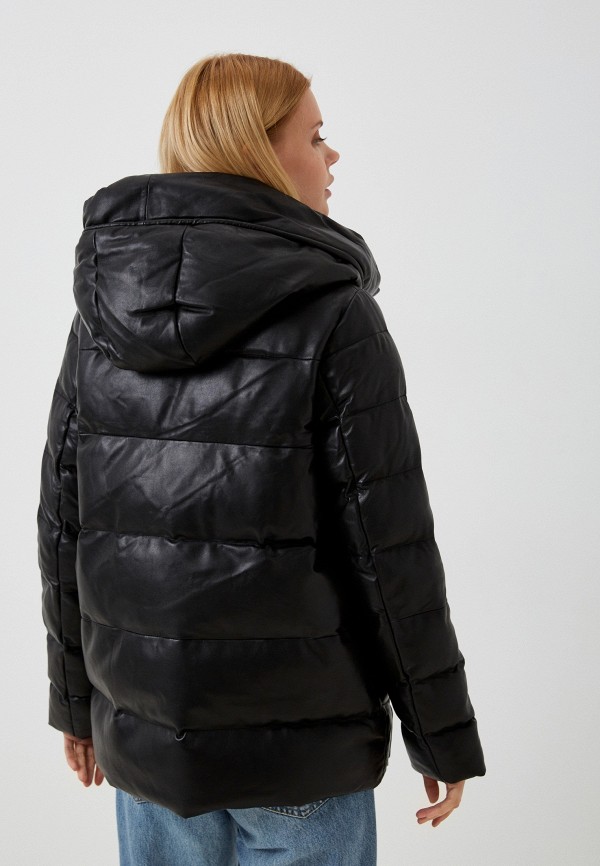 фото Куртка кожаная утепленная снежная королева